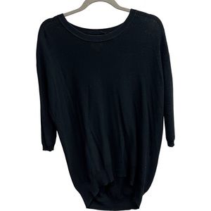 ARITZIA WILFRED Balzac Sweater (Black, 100% Cotton)